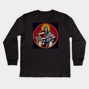 Jesus with Children II Kids Long Sleeve T-Shirt